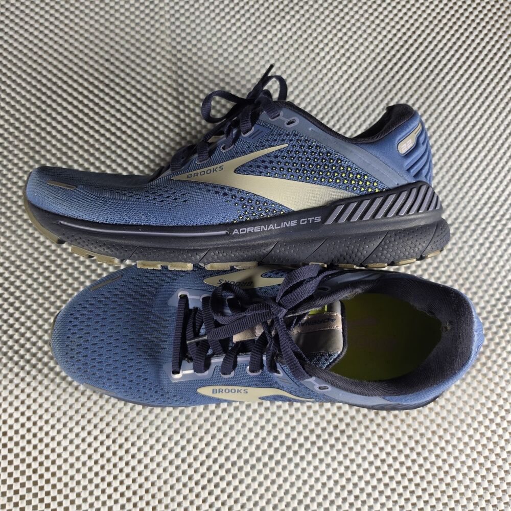 Brooks Adrenaline GTS 22 Men's Size 8 Medium Blue Running Shoes Sneakers...